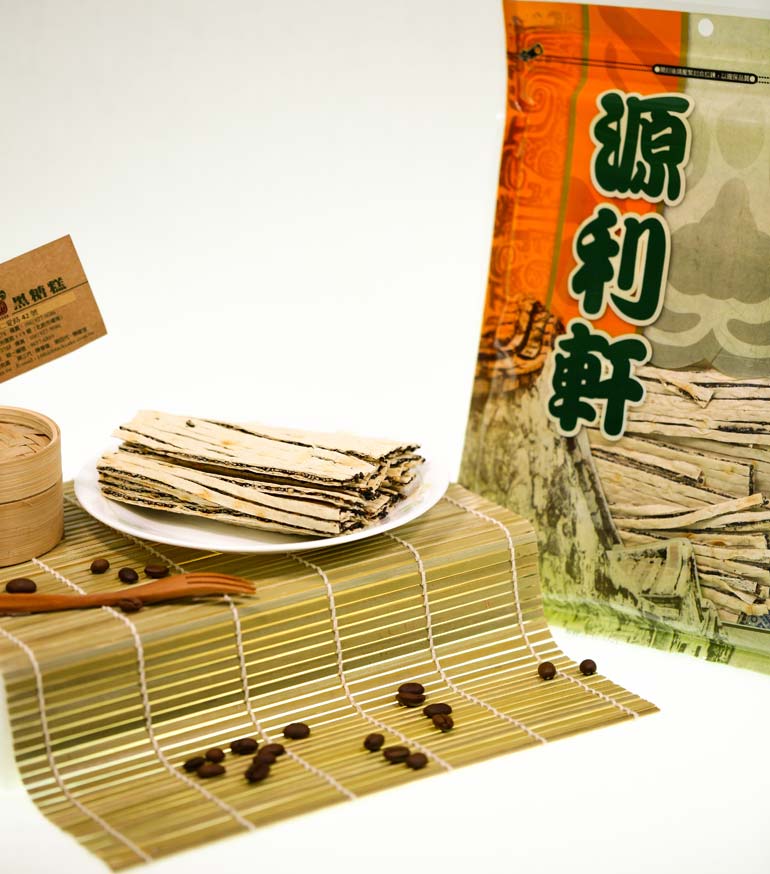 黑芝麻夾心魚條